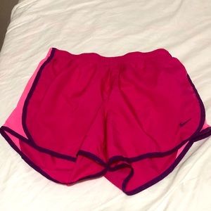 Pink Nike Running Shorts